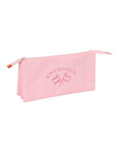 Portatodo Triple Spagnolo "Rosa" | Reino Escolar: Mochilas y Regalos