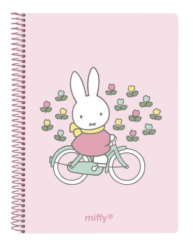 Bloc A6 120 Hojas Miffy "Flores" | Reino Escolar: Mochilas y Regalos