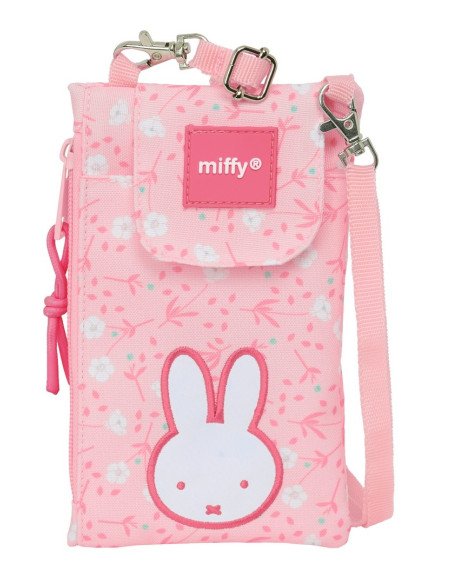 Monedero Portamovil Miffy "Flores" | Reino Escolar: Mochilas y Regalos
