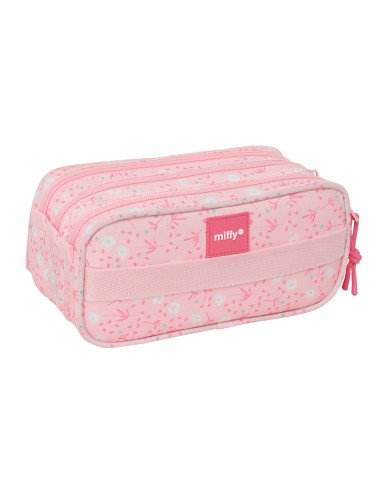 Portatodo Triple Big Miffy "Flores" | Reino Escolar: Mochilas y Regalos