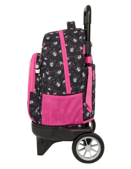 Mochila Grande Con Ruedas Compact Evol. Ext. Kuromi | Reino Escolar: Mochilas y Regalos