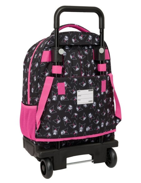 Mochila Grande Con Ruedas Compact Extraible Kuromi | Reino Escolar: Mochilas y Regalos
