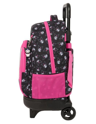 Mochila Grande Con Ruedas Compact Extraible Kuromi | Reino Escolar: Mochilas y Regalos