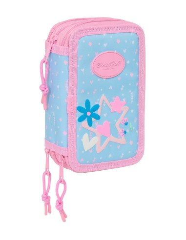 Plumier Triple 37 Pcs Blackfit8 "Smile" | Reino Escolar: Mochilas y Regalos