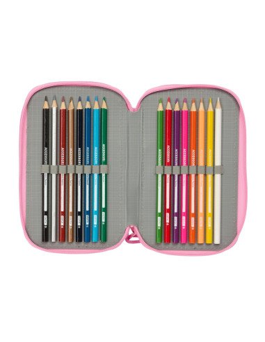 Plumier Triple 37 Pcs Blackfit8 "Smile" | Reino Escolar: Mochilas y Regalos