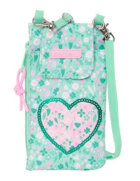 Monedero Portamovil Safta "Cuore" | Reino Escolar: Mochilas y Regalos