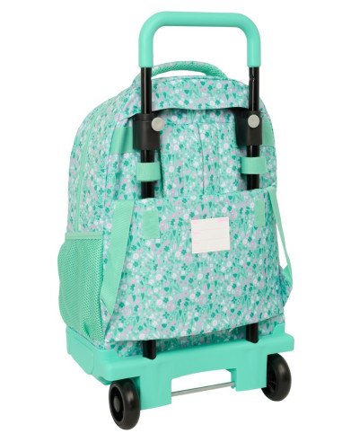 Mochila Grande Con Ruedas Compact Extraible Safta "Cuore" | Reino Escolar: Mochilas y Regalos