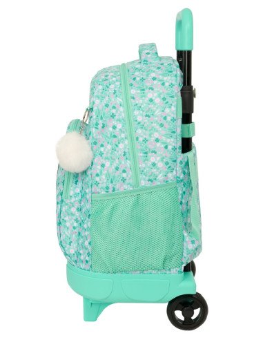 Mochila Grande Con Ruedas Compact Extraible Safta "Cuore" | Reino Escolar: Mochilas y Regalos