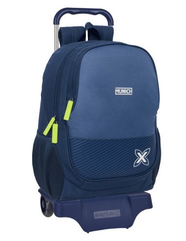 Mochila665  +  Carro 905 Munich "Blue Indigo" | Reino Escolar: Mochilas y Regalos