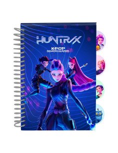 Bloc De Notas A5 K-Pop Demon Hunters - Stationery | Reino Escolar: Mochilas y Regalos