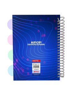 Bloc De Notas A5 K-Pop Demon Hunters - Stationery | Reino Escolar: Mochilas y Regalos 2