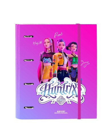 Carpeta 4 Anillas 35 mm con Recambio K-Pop Demon Hunters - Stationery