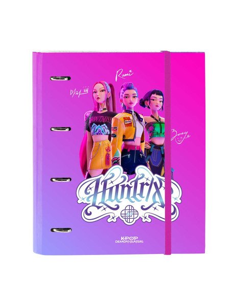Carpeta 4 Anillas 35 mm con Recambio K-Pop Demon Hunters - Stationery