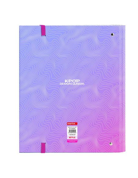 Carpeta 4 Anillas 35 mm con Recambio K-Pop Demon Hunters - Stationery