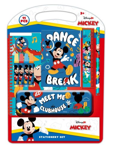 Set Escritura Mickey Mouse "Good Day" | Reino Escolar: Mochilas y Regalos