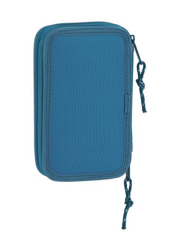 Plumier Doble Pequeño 28 Pcs Blackfit8 Egeo | Reino Escolar: Mochilas y Regalos