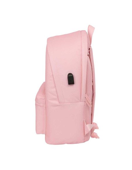 Mochila Doble Para Portatil 15.6" + Usb El Ganso Basics "Rosa" | Reino Escolar: Mochilas y Regalos