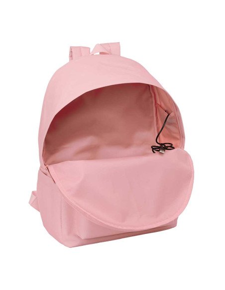 Mochila Doble Para Portatil 15.6" + Usb El Ganso Basics "Rosa" | Reino Escolar: Mochilas y Regalos