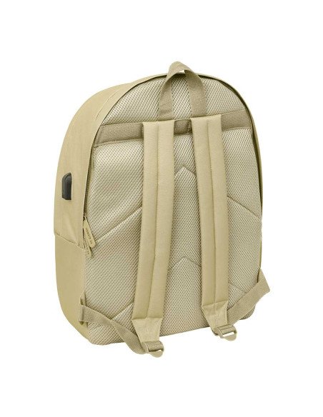 Mochila Doble Para Portatil 15.6" + Usb El Ganso Basics "Arena" | Reino Escolar: Mochilas y Regalos