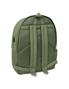 Mochila Doble Para Portatil 15.6" + Usb El Ganso Basics "Verde" | Reino Escolar: Mochilas y Regalos 2
