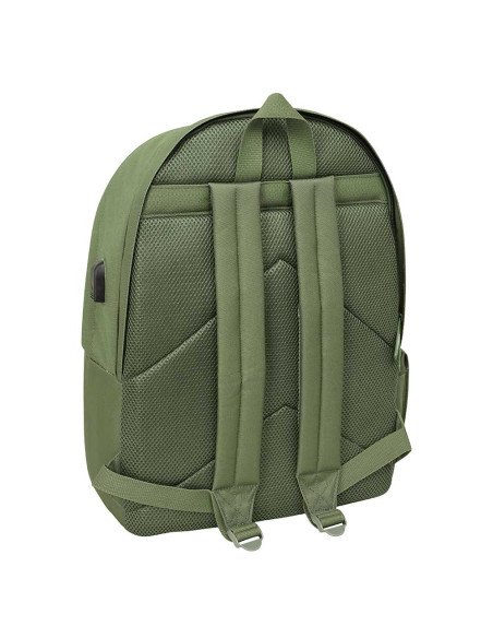 Mochila Doble Para Portatil 15.6" + Usb El Ganso Basics "Verde" | Reino Escolar: Mochilas y Regalos