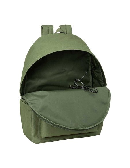 Mochila Doble Para Portatil 15.6" + Usb El Ganso Basics "Verde" | Reino Escolar: Mochilas y Regalos