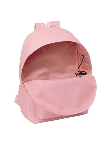 Mochila Doble Para Portatil 15.6" + Usb El Ganso Basics "Rosa" | Reino Escolar: Mochilas y Regalos