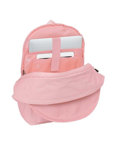 Mochila Doble Para Portatil 15.6" + Usb El Ganso Basics "Rosa" | Reino Escolar: Mochilas y Regalos