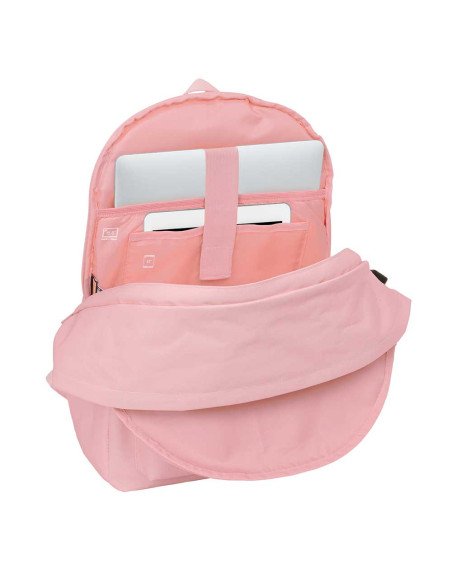 Mochila Doble Para Portatil 15.6" + Usb El Ganso Basics "Rosa" | Reino Escolar: Mochilas y Regalos