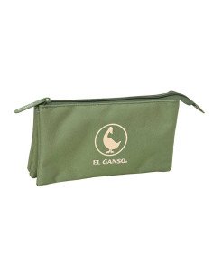 Portatodo Triple El Ganso Basics "Verde" | Reino Escolar: Mochilas y Regalos