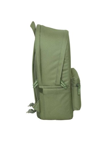 Mochila Doble Para Portatil 15.6" + Usb El Ganso Basics "Verde" | Reino Escolar: Mochilas y Regalos