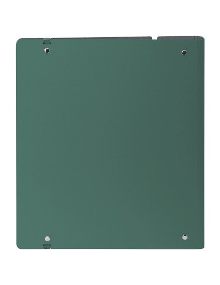 Carpeblock Pp Foam 4 Ani 35Mm C/Recambio Safta "Dark Green" | Reino Escolar: Mochilas y Regalos