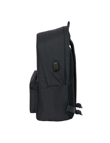 Mochila Doble Para Portatil 15.6" + Usb El Ganso Basics "Antracita" | Reino Escolar: Mochilas y Regalos