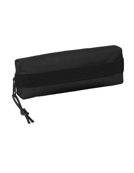 Portatodo Rectangular Con Goma Elast. 22Cm Safta "Black" | Reino Escolar: Mochilas y Regalos