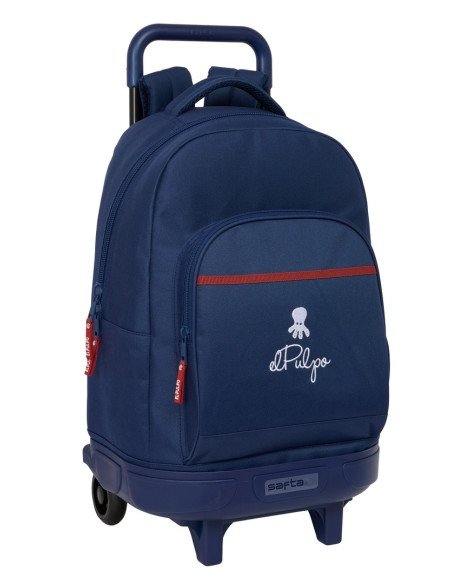 Mochila Grande Con Ruedas Compact Extraible El Pulpo | Reino Escolar: Mochilas y Regalos