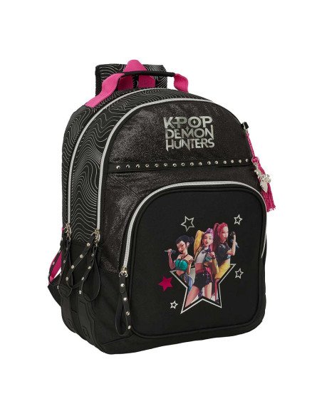 Mochila Doble Adaptable a Carro K-Pop Demon Hunters - Energy | Reino Escolar: Mochilas y Regalos