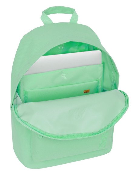 Mochila Para Portatil 14.1" Kappa Basics "Menta" | Reino Escolar: Mochilas y Regalos