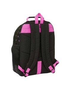 Mochila Doble Adaptable a Carro K-Pop Demon Hunters - Negra | Reino Escolar: Mochilas y Regalos 2