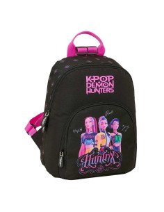 Mini Mochila K-Pop Demon Hunters - Negra | Reino Escolar: Mochilas y Regalos