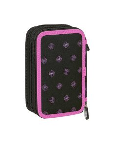 Plumier Triple 37 Pcs K-Pop Demon Hunters - Negra | Reino Escolar: Mochilas y Regalos 2