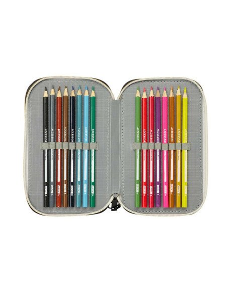 Plumier Triple 37 piezas Munich | Reino Escolar