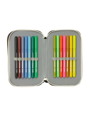 Plumier Triple 37 piezas Munich | Reino Escolar