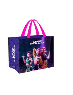 Bolsa Shopper K-Pop Demon Hunters | Reino Escolar: Mochilas y Regalos