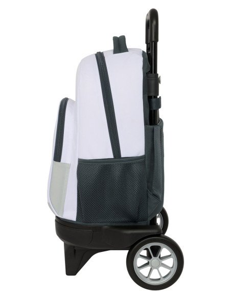 Mochila Grande Con Ruedas Compact Evol. Ext. Real Madrid Equip. 25/26 | Reino Escolar: Mochilas y Regalos