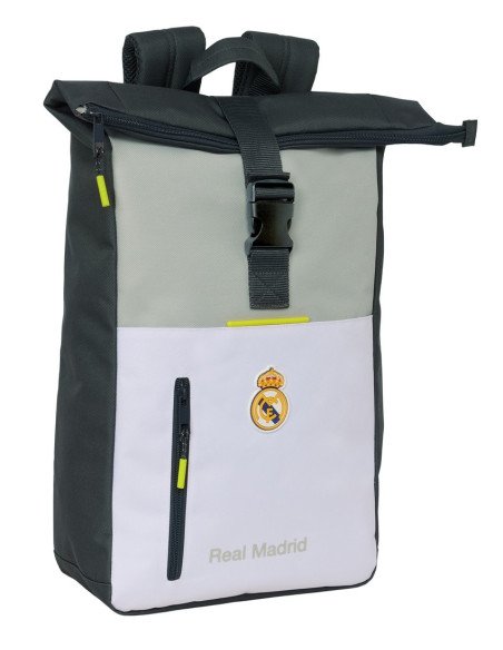 Mochila Solapa Para Portatil 15.6'' Real Madrid Equip. 25/26 | Reino Escolar: Mochilas y Regalos
