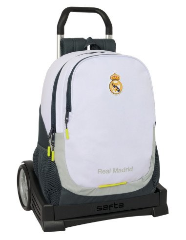Mochila665  +  Carro Evolution Real Madrid Equip. 25/26 | Reino Escolar: Mochilas y Regalos
