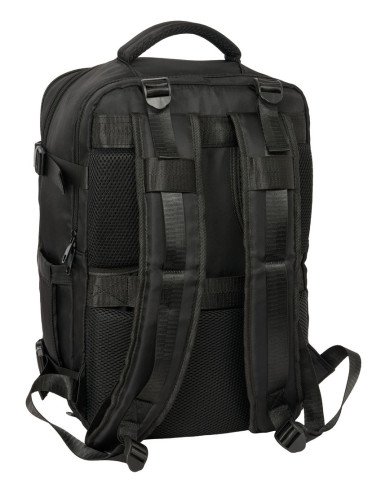 Mochila Viaje Cabina Portatil 15.6'' Real Madrid Negra | Reino Escolar: Mochilas y Regalos