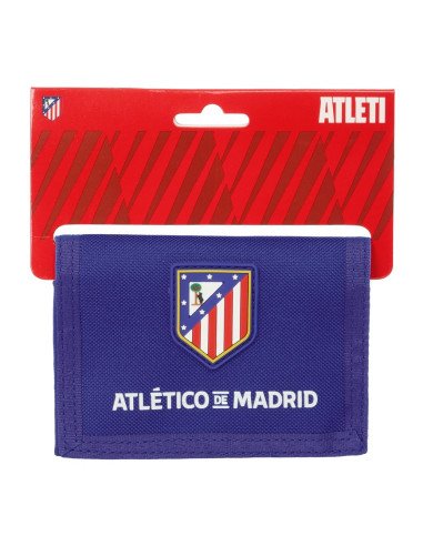 Billetera Con Cabecera Atlético De Madrid | Reino Escolar: Mochilas y Regalos