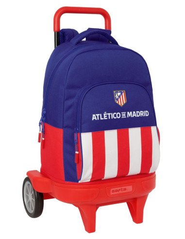 Mochila Grande Con Ruedas Compact Evol. Ext. Atlético De Madrid | Reino Escolar: Mochilas y Regalos