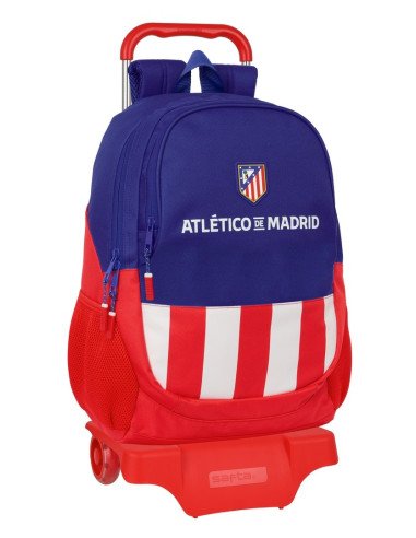 Mochila665  +  Carro 905 Atlético De Madrid | Reino Escolar: Mochilas y Regalos